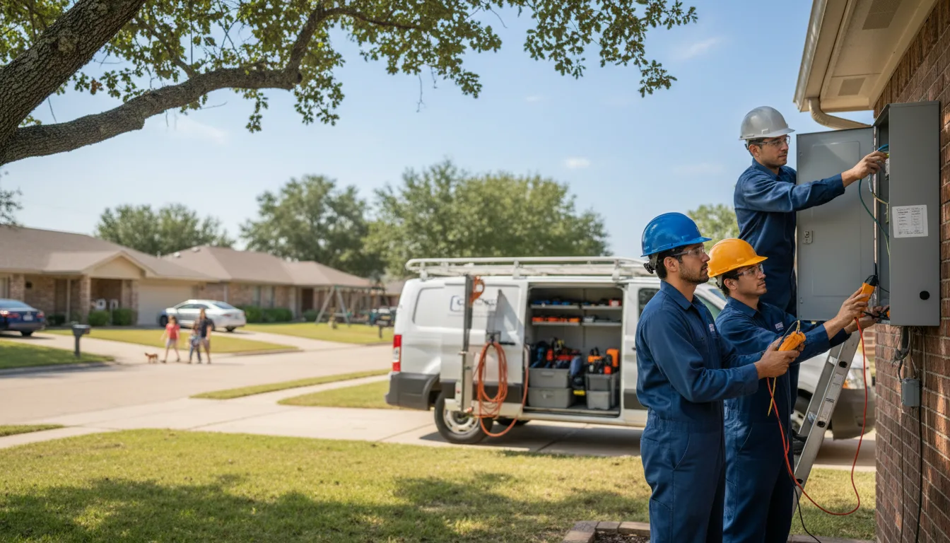 Certified electrician providing emergency electrical services in Hardin, MO